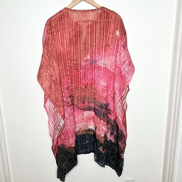 Soft Surroundings Jeweled Embroidered Caftan Dress Womens S/M Metallic - Picture 8 of 8